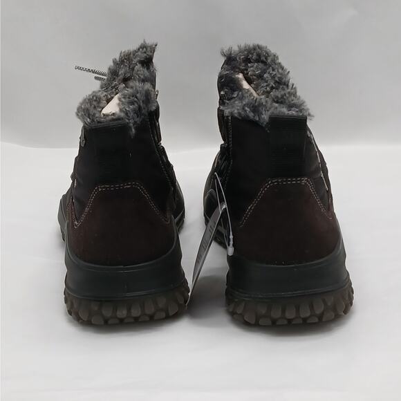 Josef Seibel Romika Winter Hiking Boots Women’s 37 US 6.5 Black Waterproof Fur - Picture 7 of 12